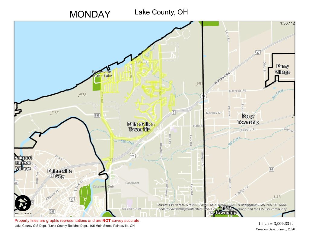 MONDAY Painesville Township