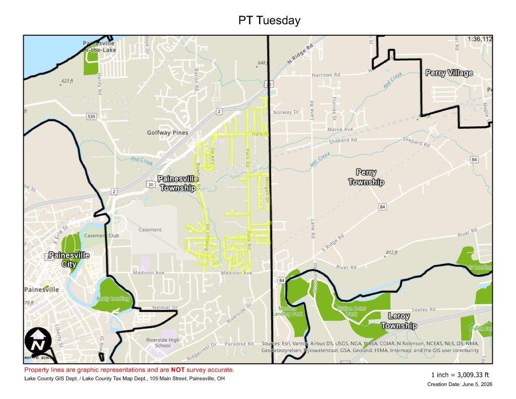 TUESDAY Painesville Township